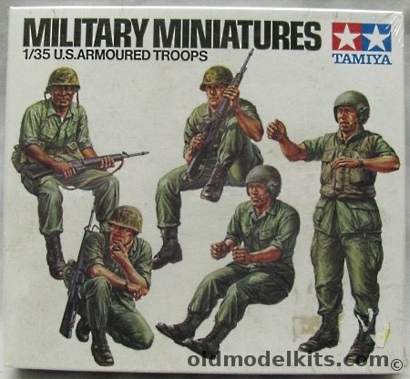 Tamiya 1/35 US Armoured Troops, MM217 plastic model kit